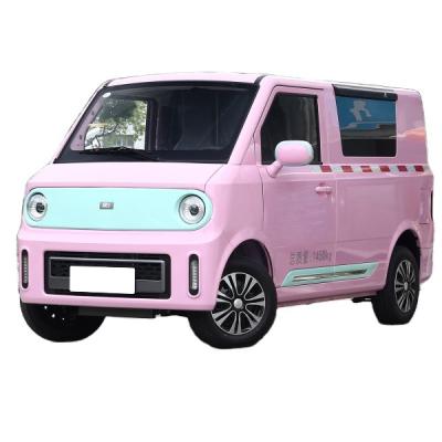 China Howch 01 Smart Orange Mini Delivery Van Cheapest Electric Van Electric Passenger Van Minivan 41.6KWH for sale