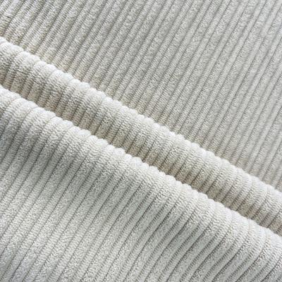 China Wholesale Available Cheap 100% Blackout Price Fabric Textile Raw Material Polyester Stripe Velvet Corduroy Fabric For Sofa for sale