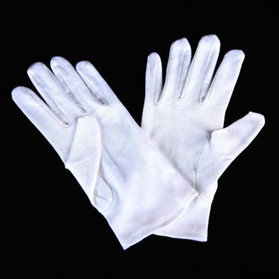 China Working Glove Ceremonial Driver Mechanic Glove Training Gloves Jewelry Part Work With Gloves White Cotton for sale