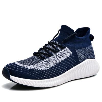 China 2022 fashion trend custom factory wholesale fashion fly knit casual shoes men sports sneakers sneakers for sale