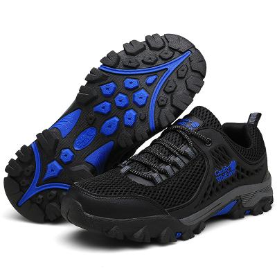 China Men's Fashion \ Breathable OEM Comfortable \ Durable Hot Summer \ Low Price Fashion Comfortable \ Durable Lace Up No Slip Mountain Hiking Shoes for sale