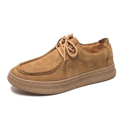 China Fashion Trend Breathable Fashion Trend Factory Production With Suede-Leather Casual Canvas Shoes For Men for sale