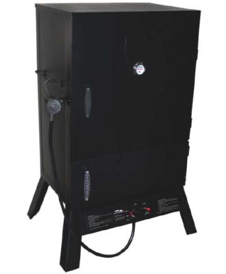 China Easily Assembled Full Size Gas BBQ Smoker Grill 15,400 Btu for sale