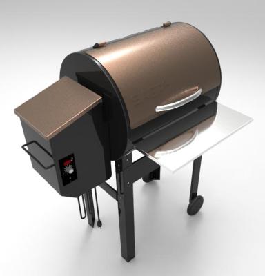 China Easily Collected Powder Coated Pellet BBQ Grill Electric Smoker For Sale for sale