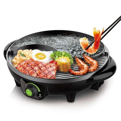 China Easily Cleaned Electric Cooking Pot And Barbecue Grill for sale