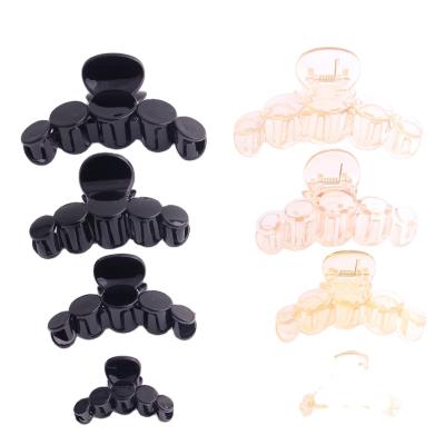 China Japan Pcsfashion Brand Korean Hair Clip And Korean Style Hair Accessories 3 For Lady Claw Imitated Pearl Design Crab Mini Hai Top Black Plastic Plain for sale