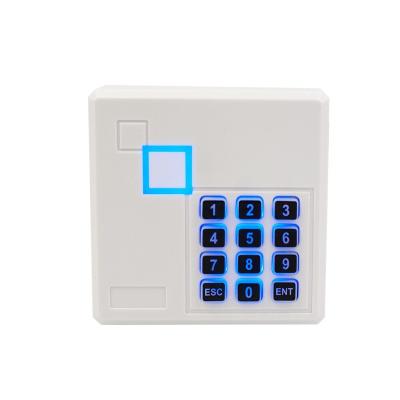 China ABS Plastic Keypad RFID Reader RFID Swipe Card Reader Entry Contactless Smart Card Reader Access Control Entry System for sale