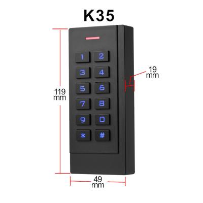 China Plastic ABS Wholesale Smart Card Reader Access Control Keyboard RFID Readers for sale