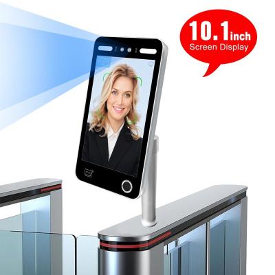 China RESET Wireless 10.1 Inch Turnstile Access Biometric Fingerprint Recognition Gate Access Control System for sale