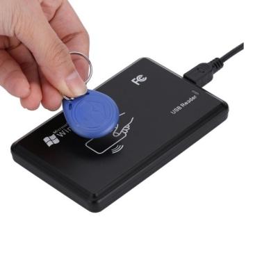 China Good price desktop usb rfid card reader 125KHz 140*100 *30 mm for sale