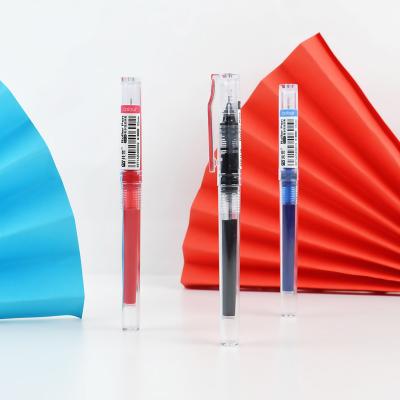 China office & School Pen Liquid Ink Roller Pen 0.5mm Roller Pen Factory Wholesale Promotion Cheap Liquid Ink Pen Cap With Plastic Clip for sale