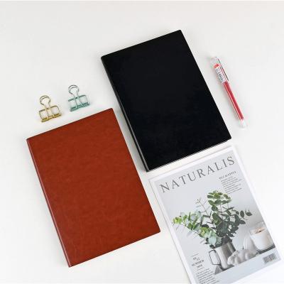 China Cheap Bulk Printed Solid Color Leather Cover Notebook Wholesale A5 Notebook Diary For 2022 Logo Business Planner Notebooks Custom Made for sale