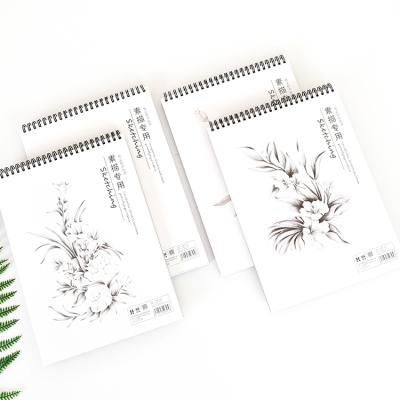 China Printed 2020 Newcomers A4 Students Spiral Painting Exercise Book Drawing Sketch Printing for sale