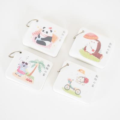 China 2020 Promotion Mini Small Portable Notebook Pocket Circle Iron Loop Note Sticky Book New Plastic Cover for sale