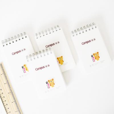 China 2020 New Mini Promotional Cute Spiral PP A7 Pocket Book Cover Spiral Notebook Planner For Students for sale