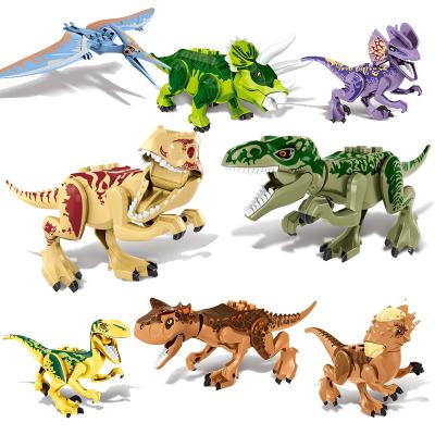 China Building Toy Mini Action Building Blocks Dinosaur Building Blocks Set Compatible Kids Toys Juguetes for sale