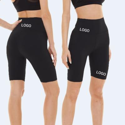 China Breathable Workout Fitness Sports Biker Shorts High Waist Cycling Sports Custom Biker Shorts Shorts for sale