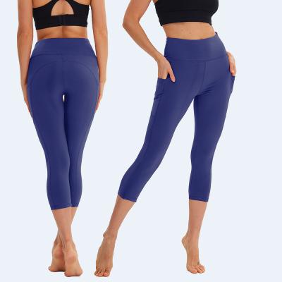 China Breathable Yoga Capris Workout Capris Women Capris Leggings Women Fitness Yoga Pants Women Yoga Shorts for sale