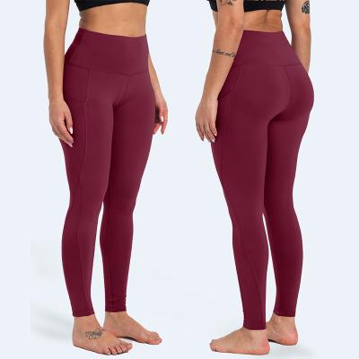 China Breathable Yoga Pants Butts High Waisted Women Running Yoga Pants High Logo Sport Clothing Wholesale Sport Swear Yoga Pants for sale