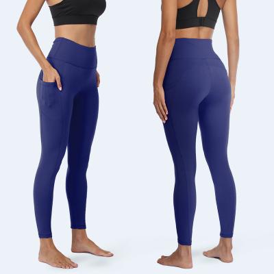 China Breathable Yoga Pants Stretch High Waisted Elastic Pants Yoga Women Lift Up High Butt Workout Fitness Pocket Yoga Pants for sale