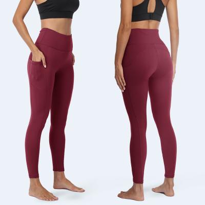 China Custom Hot Selling Yoga Pants Women's Yoga Pants Waisted High Clothing TightSexy Trainer Yoga Pants Side Legging Breathable Yoga Pants for sale