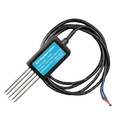 China RS485 EC Soil pH NPK Temperature Humidity Monitor Meter Soil Moisture Test Sensor 122*82*116mm for sale