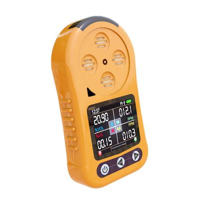 China Portable Industrial Production Gas Leak Detector, Alarm, Methane Analyzer, Multiple Gas Detector (O2 Co LEL H2S) for sale