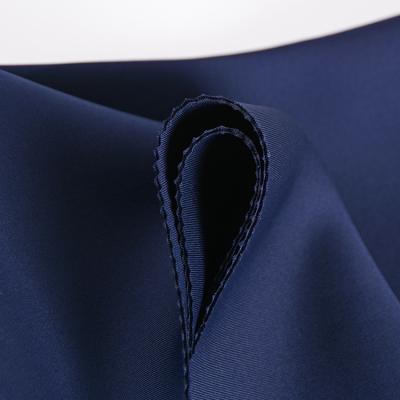 China Factory price 95% polyester 5% spandex blend sandwich anti-static crepe fabric for shirts à venda