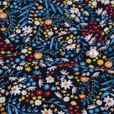 Cina Blend Anti-Static Material Polyester Spandex Digital Printed ity Knitted Fabric For Women Skirts Dresses in vendita