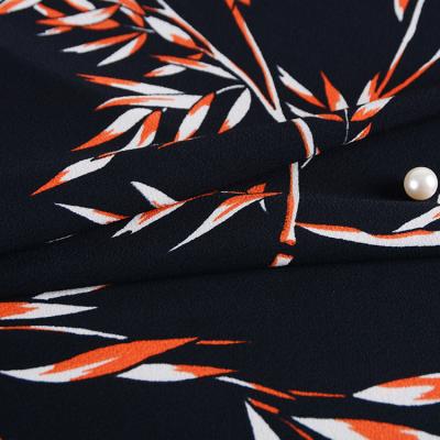 Κίνα Memory Weft Knitted Crepe Four Way Print Foam Stretch ITY Knitting Fabric For Dresses προς πώληση