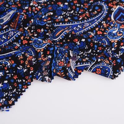 China Anti-static custom printing digital printed flower from textile ity Korea knit fabrics for dresses for sale