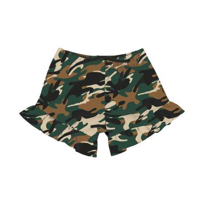 China DK-027-TXG Fashion Camouflage Kids Breathable Boy Shorts Elastic Baby Boy Shorts With Ruffle Small Baby Shorts Wholesale for sale