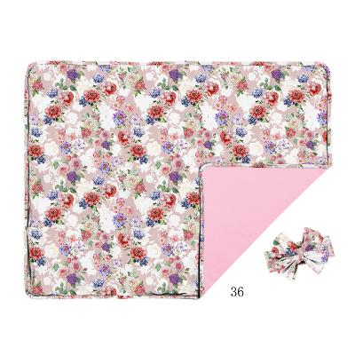 China Hot Selling Sustainable Baby Blanket Super Soft Floral Print Organic Muslin Wrap Blanket To Wrap Baby Blanket Boy Customized Product for sale