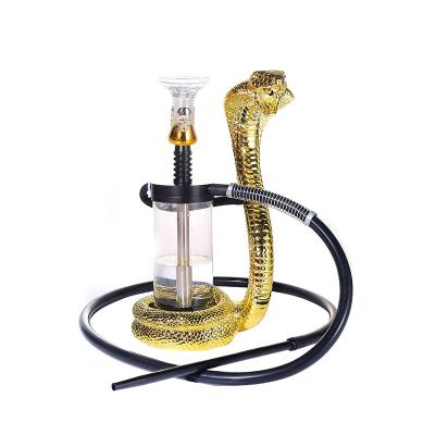 China Best Selling Handmade Gold Cobra Hookah Party Shisha Snake Fizzy Hubbly Shisha for sale