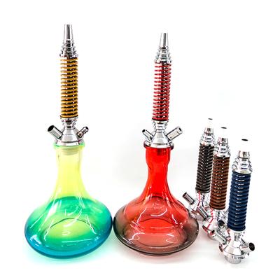 China Handmade High Quality Colorful Hookah Starter Chicha Glass Shisha Hookah for sale