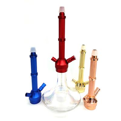 China Handmade Hot Selling Hookah Lounge Furniture Shishamodern Chicha Portable Glass Smoking Hookah for sale