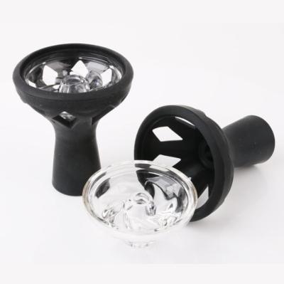 China Durable 2021 Hot Selling Black Silicone Hookah Bowl Accessories Shisha Hookah Bowls Hookah Bowl for sale