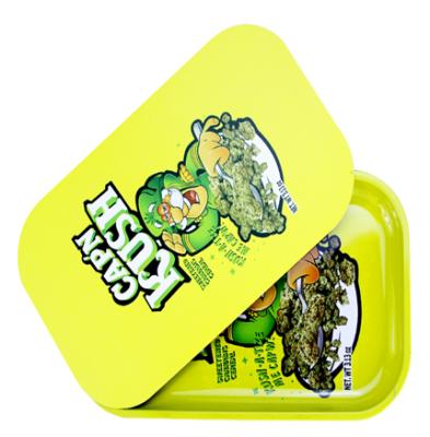 China Viable wholesale rolling tray with magnetic cover in stock ready to ship for sale