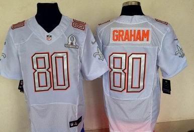 China 2014 Pro Bowl Jersey NFL New Orleans Saints 80 Graham White for sale