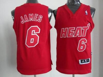 China NBA Miami Heats 6 James Christmas Day Jersey for sale