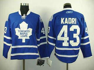 China NHL Toronto Maple Leafs 43# Zazem Kadri blue jersey for sale