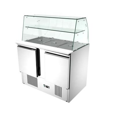 China Single-temperature Factory Price Salad / Sandwich Prep Tables Refrigerator , Under Counter Refrigerator For Sale for sale