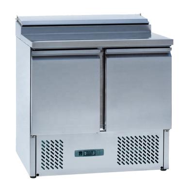 China Single-temperature stainless steel commercial industrial salad bar refrigerator for sale for sale