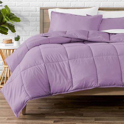 China Anti Static Best Selling Luxury 100% Microfiber With Soft Polyfiber Fill Bedding Comforter Set for sale