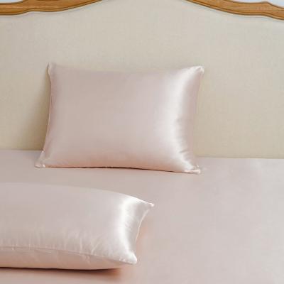 China Mulberry Silk Pillowcase 19Mm/22Mm/25Mm Anti-static 100% Pure Silk Satin Pillow Case Set for sale