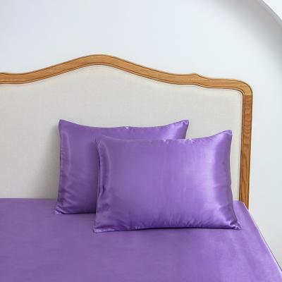 China Anti-static custom made silky satin pillowcases lace satin pillowcases with zipper prices for sale