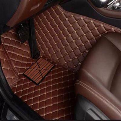 China Easy Cleaned Car Mat Material Genuine Leather Material of Car Floor Mats Leather Carpet Anti Slip for sale