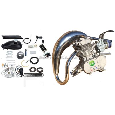 China Super PK80 Aluminum Alloy 2 Stroke CDH66 Muffler With Racing Bicycle Main Motor Kit for sale