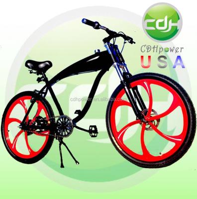 China Steel CDH 26' Motorized Bike Mag Wheels With 2.4L Gas Frame for sale