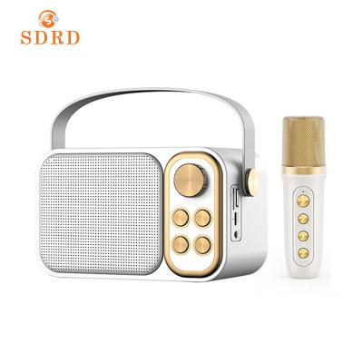 China AirPlay SDRD Ys103 New Explosive Mini Bt Speaker Karaoke Home Ktv Karaoke Microphone Audio Integrated Microphone K Song Speaker for sale